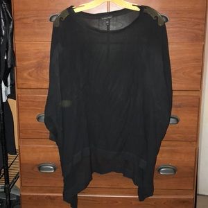 EILEEN FISHER Silk Sheer Top
